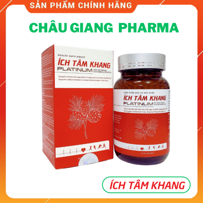 TPBVSK Ích Tâm Khang Platinum - Hỗ trợ cải thiện đau thắt ngực, thiếu máu tim (Mua 6 hộp tặng 1 hộp)